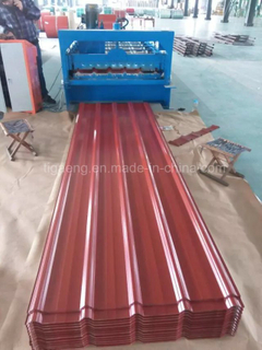 Corrugated PPGI Steel/Metal/Iron Roofing Sheet in Ral Color