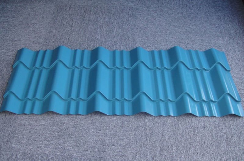 Ral Code Color Coated Galvanized Corrugated Steel Roofing Sheet