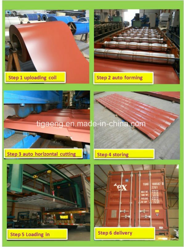 High Quality Corrugated PPGI/PPGL Steel Roofing Plate
