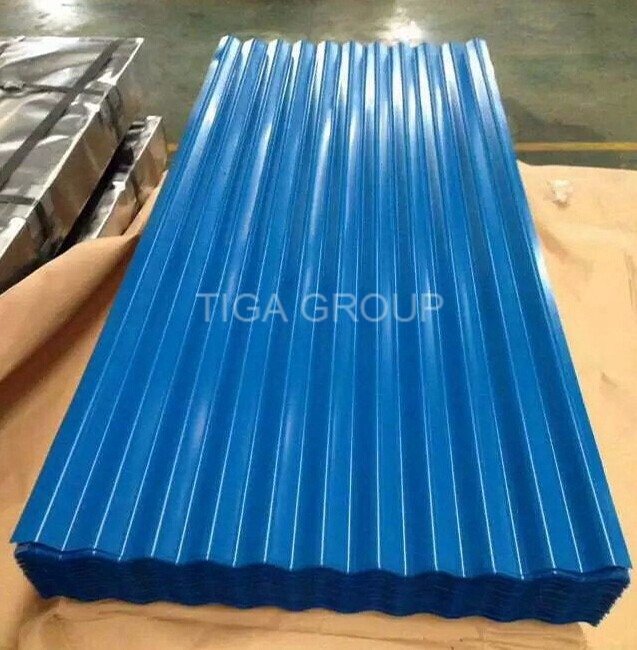 Ibr Metal Wave Galvanized Steel Sheet / Glazed Roof Tiles