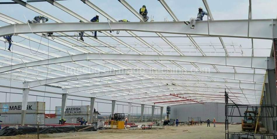 Low Cost Heavy Duty Steel Structure Supermarket/Large Temporary Office/Exhibition Center