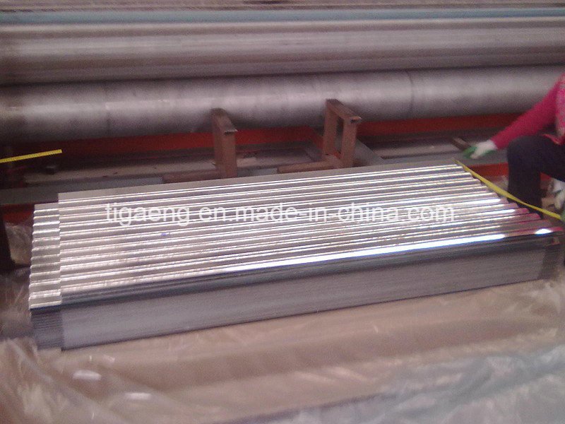 Water Wave Galvanized Metal Roofing/Trapezoidal Zinc Galvanized Roof Sheets