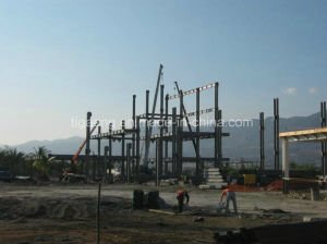 Oficina temporal grande/supermercado de la estructura pesada del precio de f&aacute;brica para Coate D'ivoire