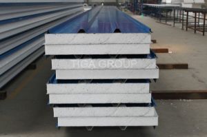 El panel de emparedado del aislante de calor de la tarjeta de la pared de partici&oacute;n del material de construcci&oacute;n EPS