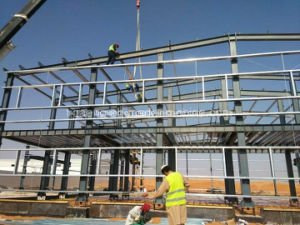 Estructura de acero del taller pesado de la estructura de la alta calidad para Elizabeth portuaria