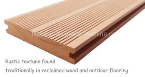 Suelos impermeables del Decking de madera compuesto ULTRAVIOLETA anti WPC