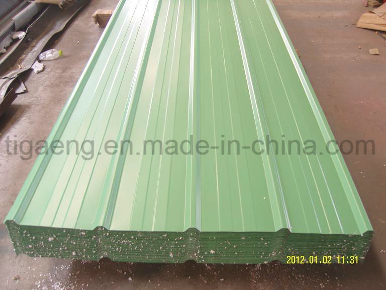 High Quality Easy Fabricating Trapezoidal Color Painted Galvanized Steel Roofing Sheet