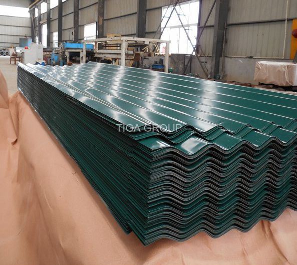 Corrugated Blue/Grey Prepainted Galvanized Steel Sheet/Metal Roof Sheet