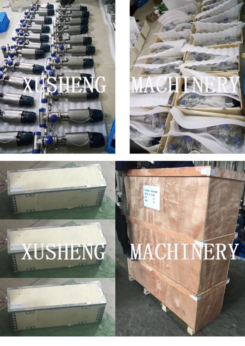 Гигиенические односедельные противосмесительные клапаны из нержавеющей стали с внешней очисткой