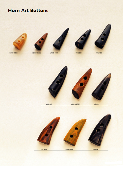 Horn Art Buttons
