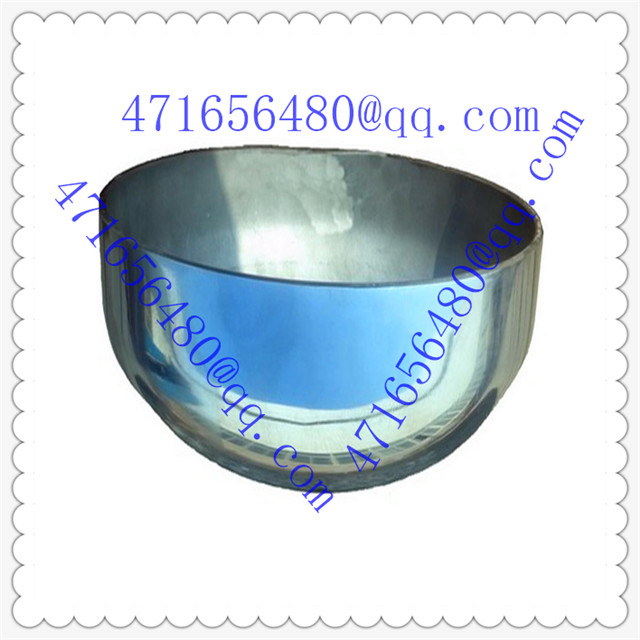 polished stainless steel Conical Tank Head 
