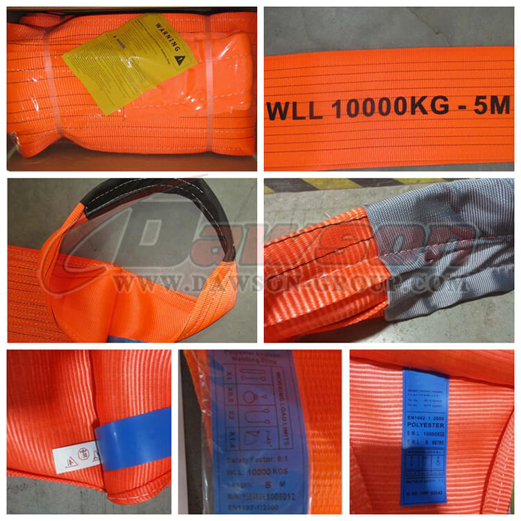 Eslinga de correas de 10 toneladas - Dawson Group Ltd. - Fabricante, proveedor y f&aacute;brica de China