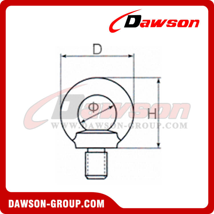 C&Aacute;NCAMOS GALVANIZADOS DIN 580 – TORNILLO DE C&Aacute;NCAMO DE ELEVACI&Oacute;N - DAWSON GROUP LTD.- FABRICANTE DE CHINA, F&Aacute;BRICA