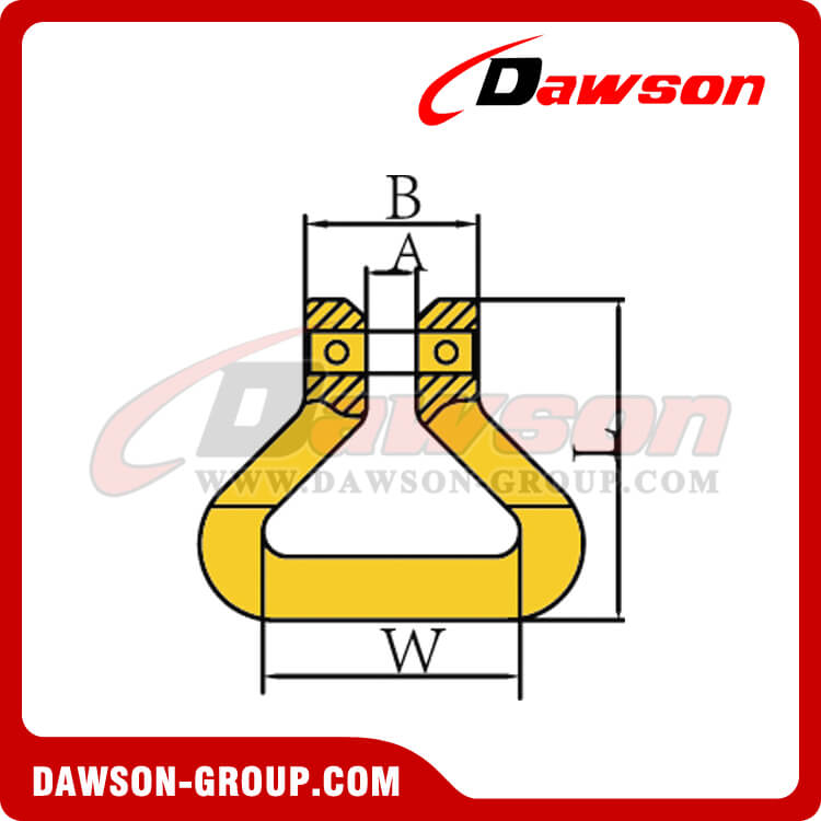 ENLACE DE HORQUILLA DS235 G80 PARA ESLINGA WEB - DAWSON GROUP LTD.- FABRICANTE, PROVEEDOR, F&Aacute;BRICA DE CHINA