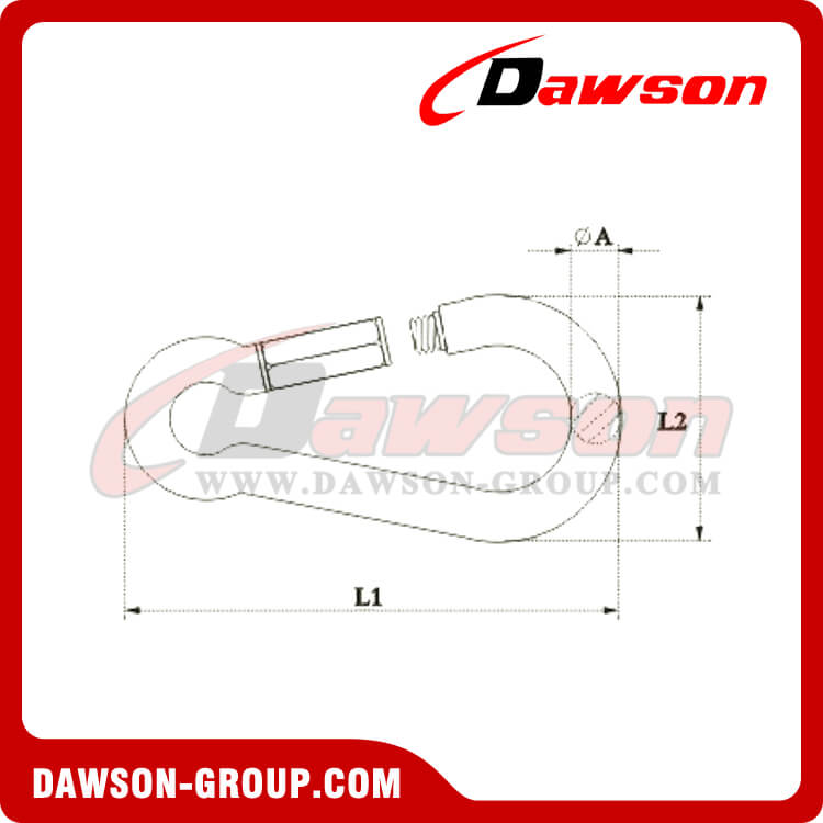 ENLACE R&Aacute;PIDO TIPO CARABINA CON DEDAL - DAWSON GROUP LTD.- FABRICANTE, PROVEEDOR, F&Aacute;BRICA DE CHINA