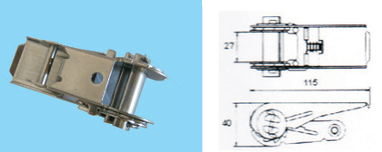 ステンレス製ラチェットバックル 800kg