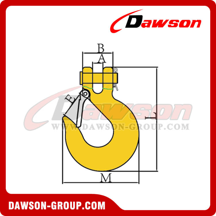 DS127 H331 G43 Y A331 G70 GANCHO DESLIZANTE DE HORQUILLA CON PESTILLO - DAWSON GROUP LTD.- FABRICANTE, PROVEEDOR, F&Aacute;BRICA DE CHINA