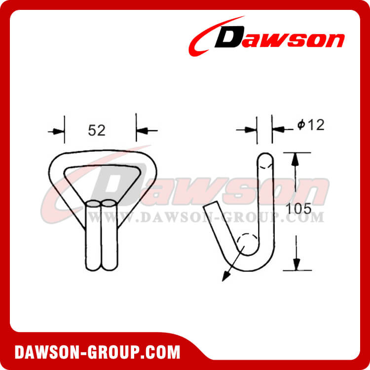 DSWH50503 ワイヤー フック - Dawson Group Ltd. - 中国メーカー、サプライヤー、工場