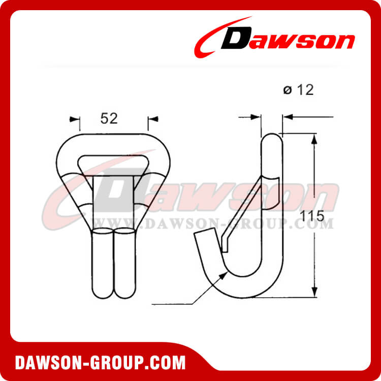 Gancho de alambre DSWH50502 - Dawson Group Ltd. - Fabricante, proveedor, f&aacute;brica de China