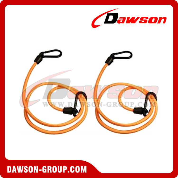 プラスチック安全Jフック付きゴム紐 ES-0110