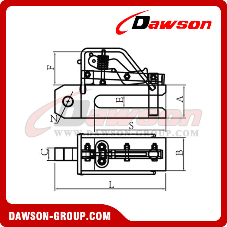 ABRAZADERA DE ELEVACI&Oacute;N DS710 - DAWSON GROUP LTD.- FABRICANTE, PROVEEDOR, F&Aacute;BRICA DE CHINA