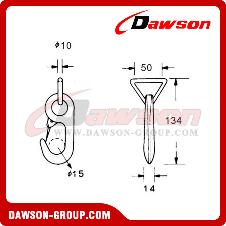 DSFGT2501 鍛造フック - Dawson Group Ltd. - 中国メーカー、サプライヤー、工場