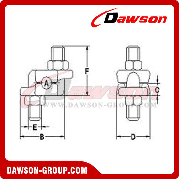 Clip de agarre de pu&ntilde;o forjado / Clips de cable - Dawson Group Ltd. - Fabricante, proveedor, f&aacute;brica y exportador de China