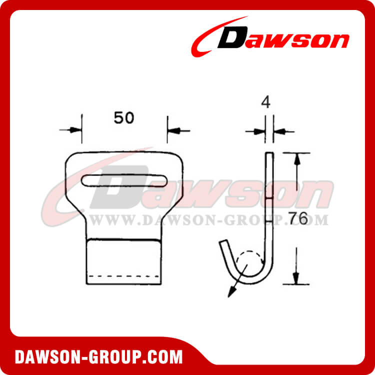 DSFH50301 フラット フック - Dawson Group Ltd. - 中国メーカー、サプライヤー、工場