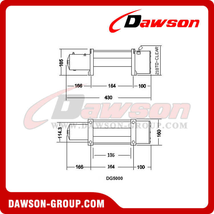 DG5000 の図面 - 電動ウインチ - Dawson Group Ltd. - 中国メーカー、サプライヤー、工場、輸出業者