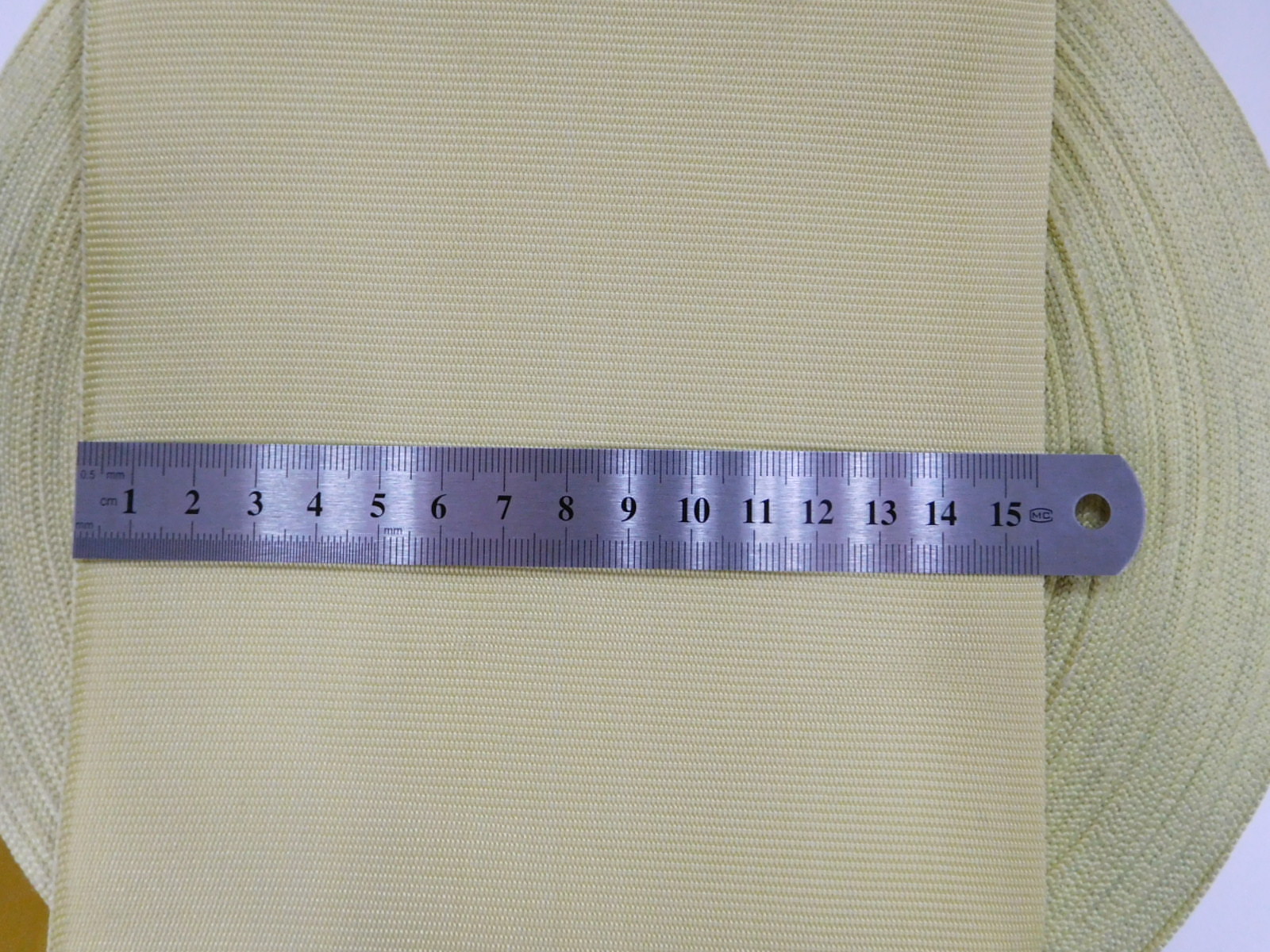 155mm high temperature resistance Kevlar webbing for industry machine and conveyer belt