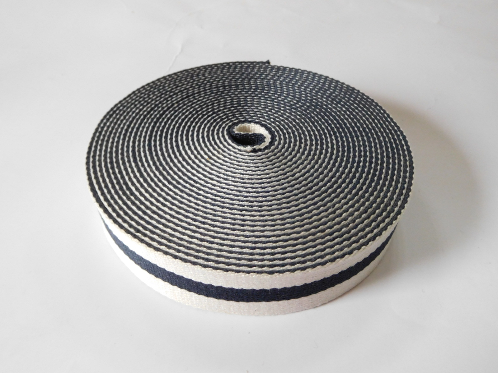 white&black polyester cotton webbing for belts(3)