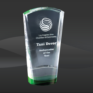 Green Crystal Duchess Award (T-NDCH408)