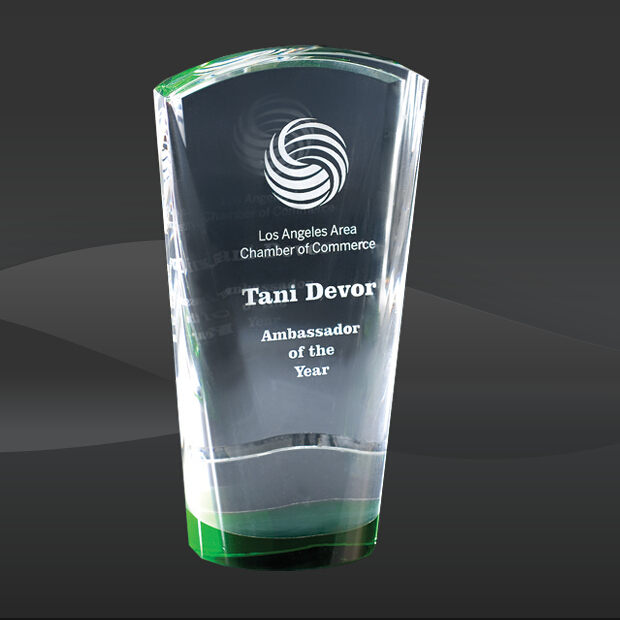 Green Crystal Duchess Award (T-NDCH408)