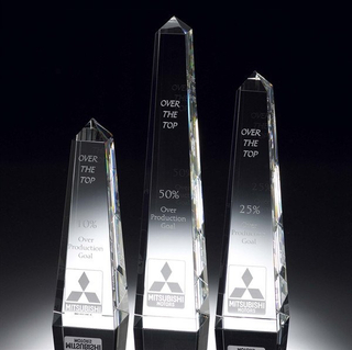 Washington Tower Crystal Award (#10091, #10092, #10093)