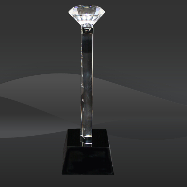 Crystal Diamond Tower Award (J-CRY3211C)