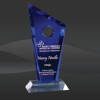 Blue Crystal Moon Bay Award (T-WHMB511)