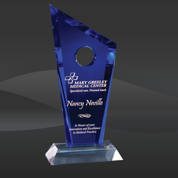 Blue Crystal Moon Bay Award (T-WHMB511)