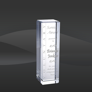 Rectangle Column Crystal Award (TM-C401, TM-C402, TM-C403)