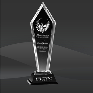Signature Peak Crystal Award (CD-5358)