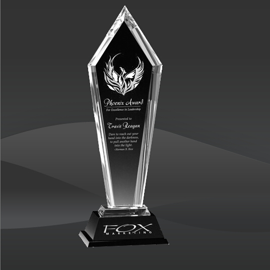Signature Peak Crystal Award (CD-5358)