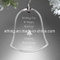 Personalized Bell Glass Promotional Gift for Holiday Decoration