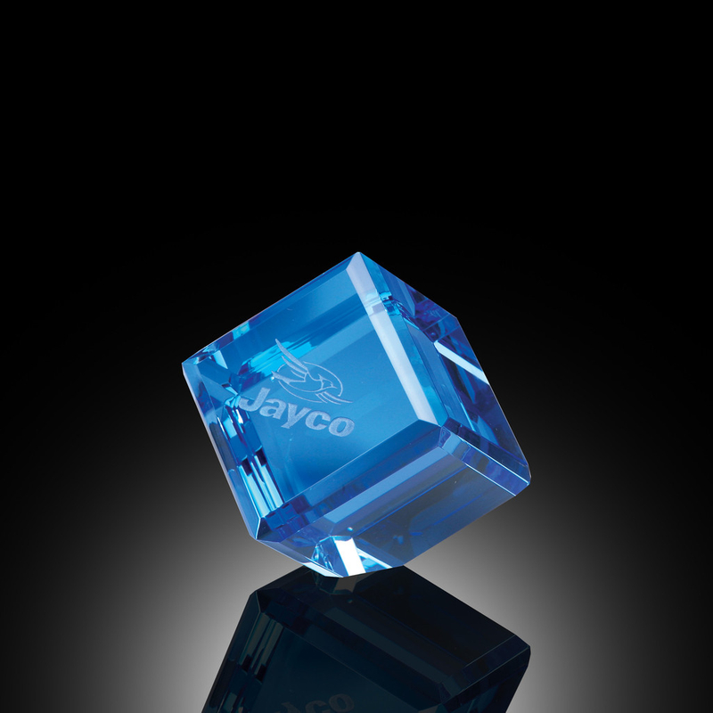 Blue Director′s Crystal Cube (#50256, #50257, #50258, #50255)