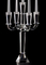 21in Modern Wedding Tapered Rectangle Crystal Candelabra