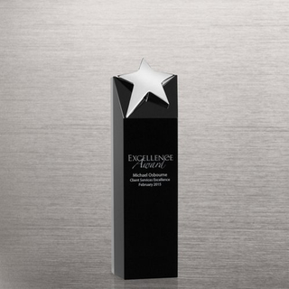 Star Tower Black Crystal Trophy (#78294)