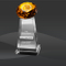 Amber Diamond Spire Crystal Award (JC-1010A)