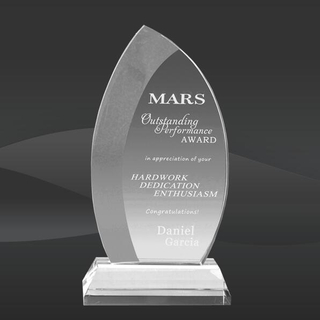 Clear Ridge Crystal Award (DMC-SCA239)