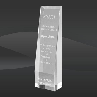 Vertical Slant Crystal Award (DMC-SCA214, DMC-SCA215, DMC-SCA216)
