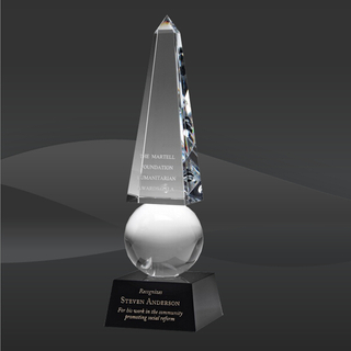Monumental Crystal Obelisk Award (CBD-OCMO09GZ, CBD-OCMO12GZ, CBD-OCMO15GZ)