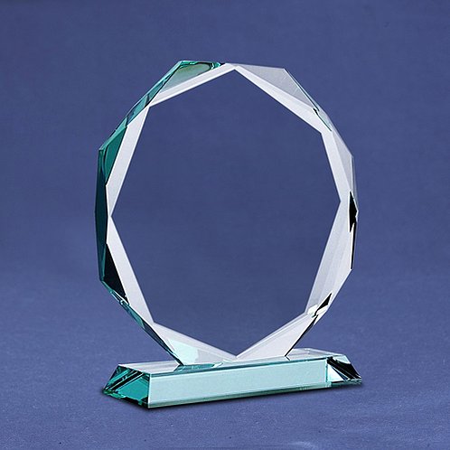 Diamond Cut Round Premium Jade Character Trophy (#78243)