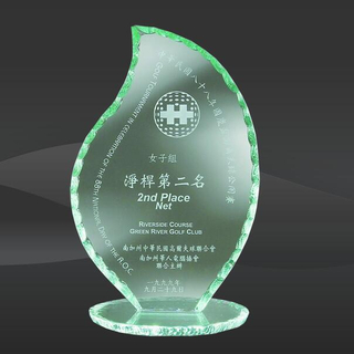 Flame Pearl Edge Glass Award (CBD-A27, CBD-A28, CBD-A29)